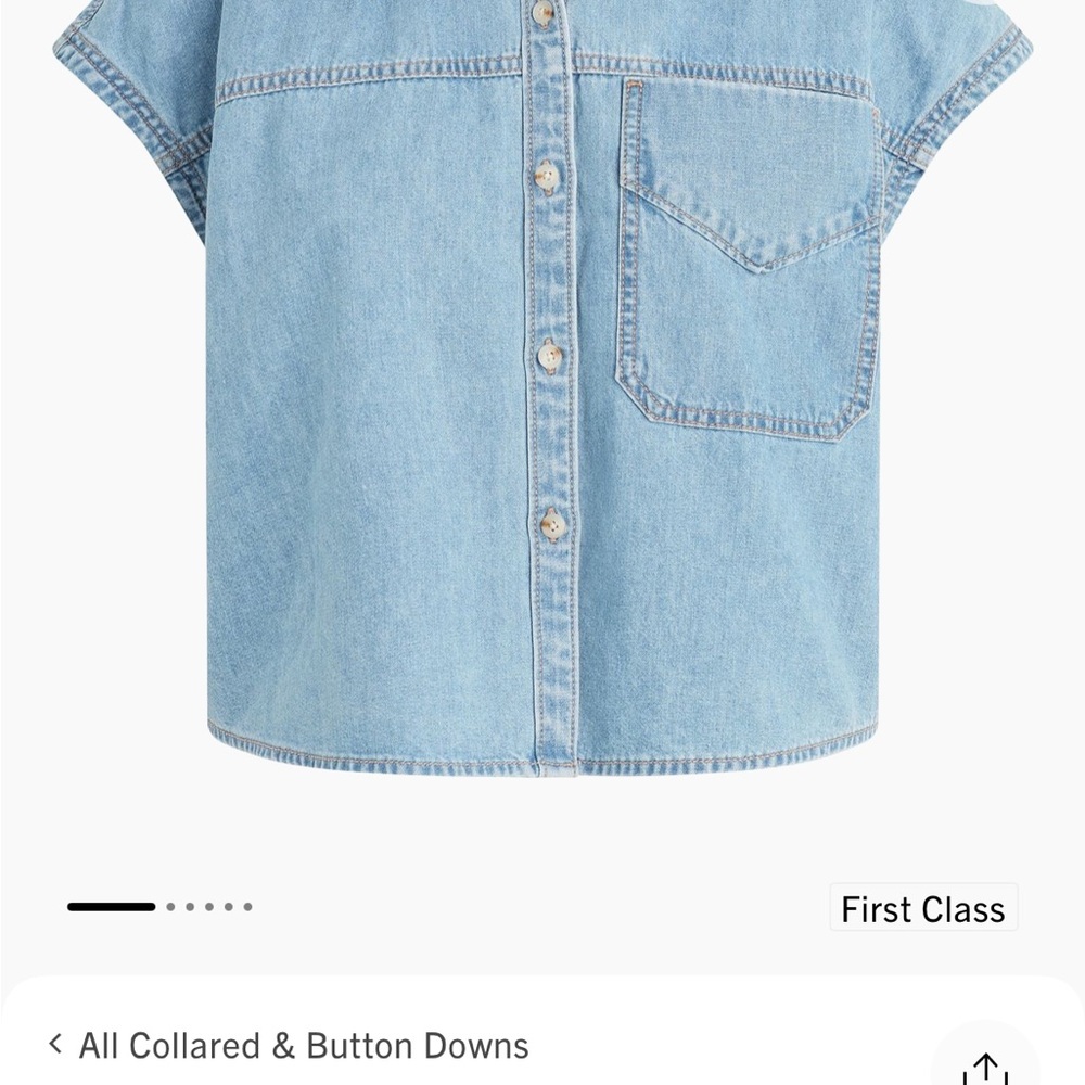 Hudson Jeans Denim Camp Shirt - Picture 7 of 7